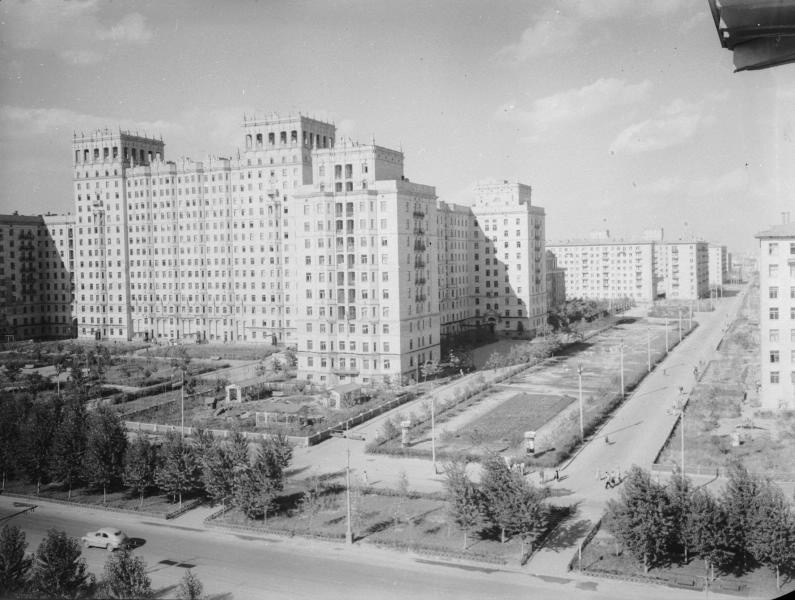 Новый квартал сталинских домов, 1955 - 1957, г. Москва