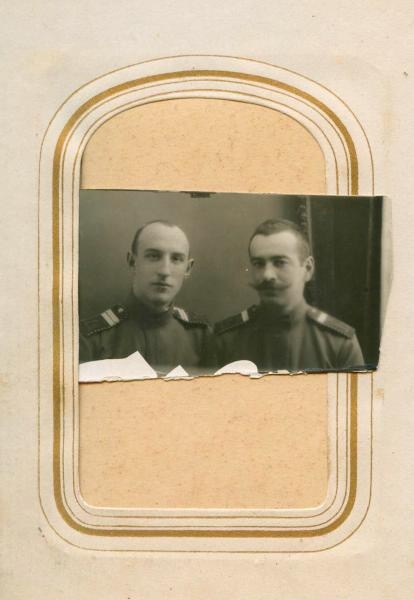 Двойной портрет военных, 1914 - 1915