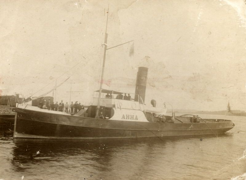 Пароход «Анна», 1900-е, Череповецкий р-н. Выставка «Дореволюционное пароходство» с этой фотографией.