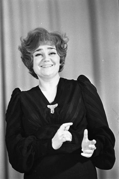 Певица Тамара Синявская, 1977 год, г. Москва