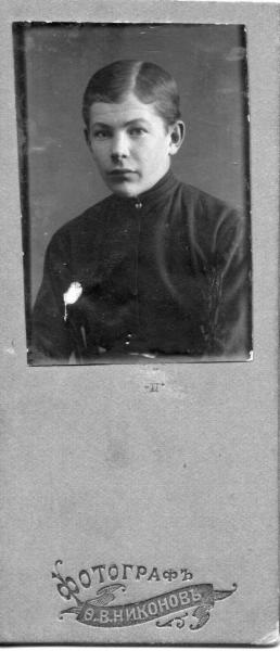 Юноша, 1890-е, г. Шуя