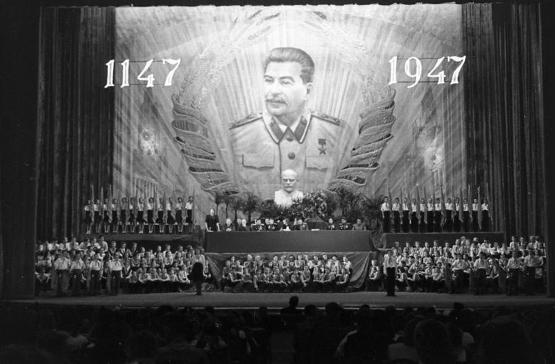 Празднование 30-летия Октябрьской революции в Большом театре Союза ССР, 1947 год, г. Москва