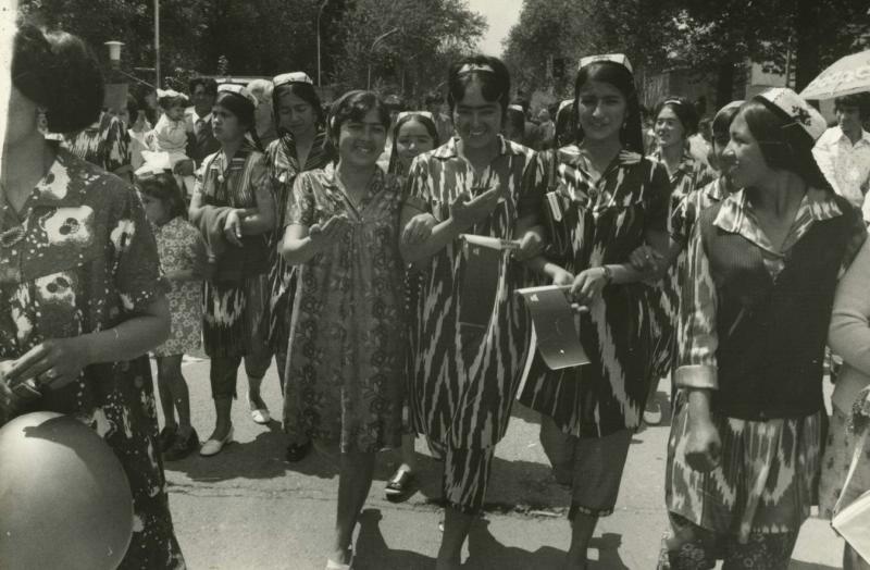 Праздничная демонстрация, 1972 год, Таджикская ССР