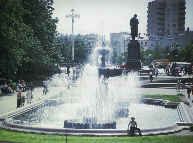 Пушкинская площадь, 1980-е, г. Москва