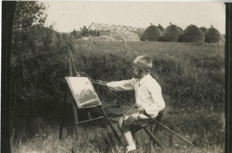 Юный художник, 1950-е