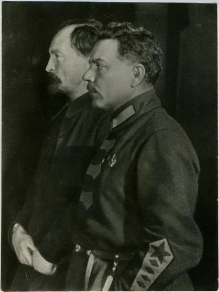Феликс Дзержинский и Климент Ворошилов на похоронах Владимира Ленина, 1924 год, г. Москва