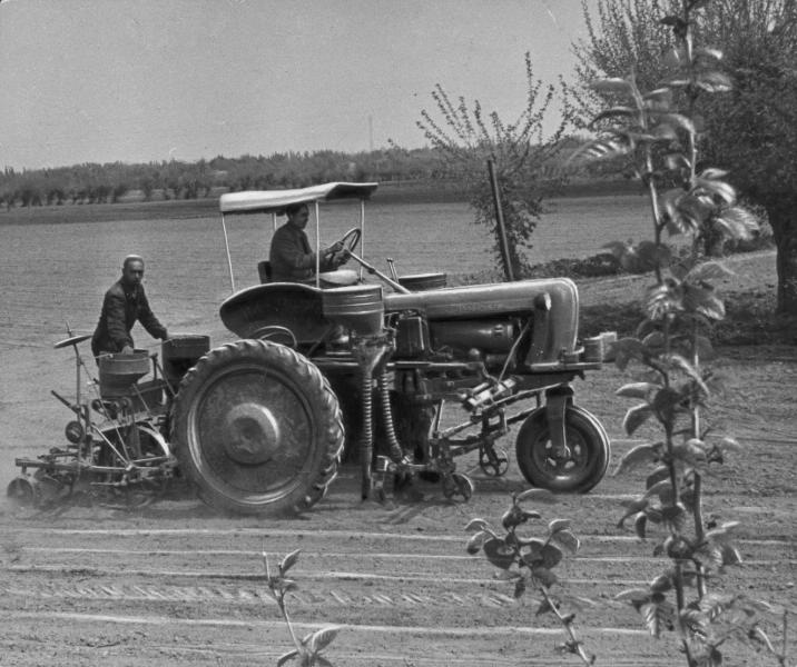 Трактор-сеялка, 1960-е, Узбекская ССР