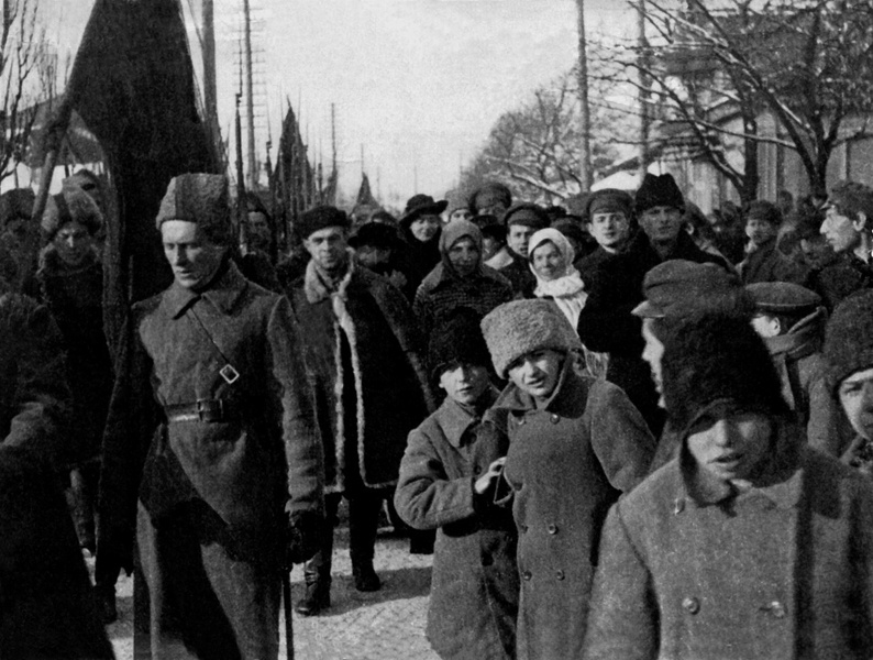 Красноармейский отряд в Гомеле, 1918 год, г. Гомель