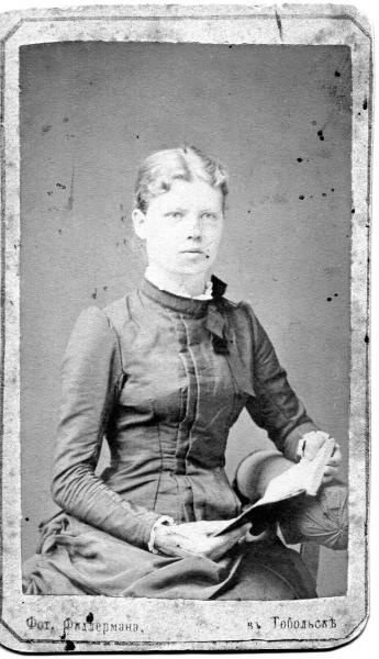 Женский портрет, 13 июля 1886, г. Тобольск