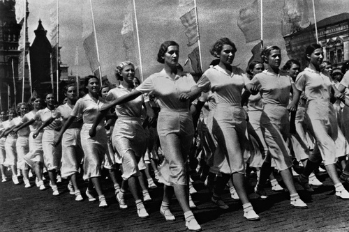 «Молодость». Спортивный парад на Красной площади, 1932 год, г. Москва
