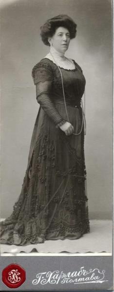 Женский портрет, 1900-е, Полтавская губ., г. Полтава