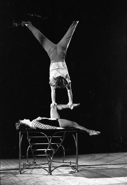 Цирк. Эквилибристы Нина и Юрий Шубины, 1960-е