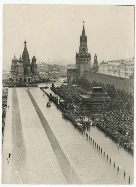 Парад на Красной площади, 1950-е, г. Москва