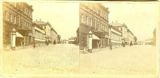 Улица с молочной лавкой, 1900-е, г. Москва