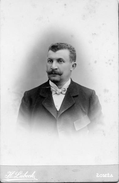 Мужской портрет, 1900-е, Ломжинская губ., г. Ломжа