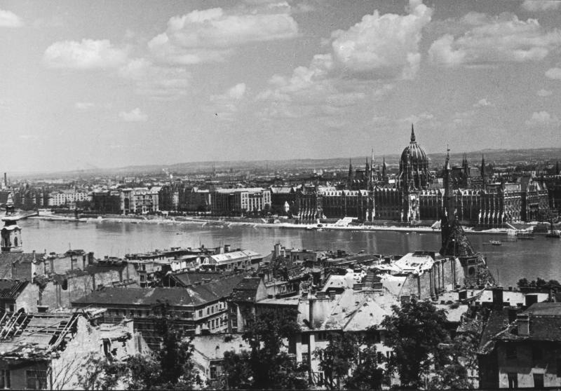 Будапешт после освобождения, июнь - август 1945, Венгрия, г. Будапешт