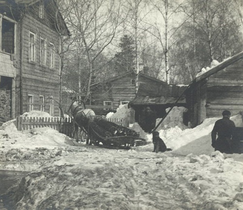 Дворик в Вятке, 1900-е, Вятская губ., г. Вятка
