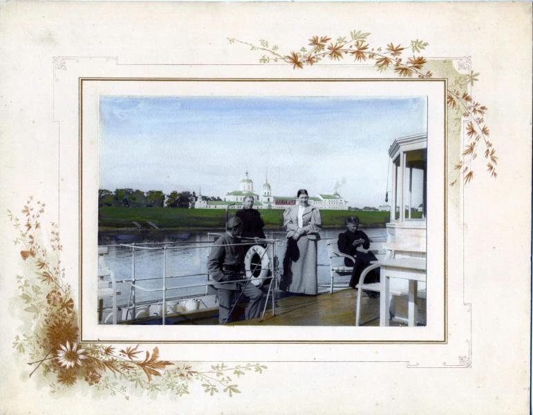 На палубе, 1890-е. Авторство снимка приписывается Д. П. Езучевскому.