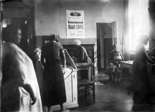 Приемная грудного отделения, 1938 год, г. Ульяновск
