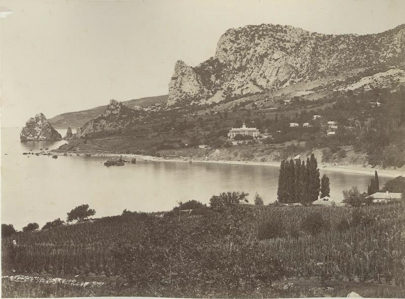 Вид Симеиза. Гора Кошка, 1890-е, Таврическая губ., Крым, пос. Симеиз