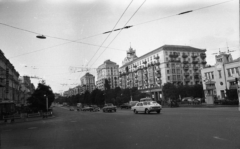Крещатик, 1960-е, Украинская ССР, г. Киев