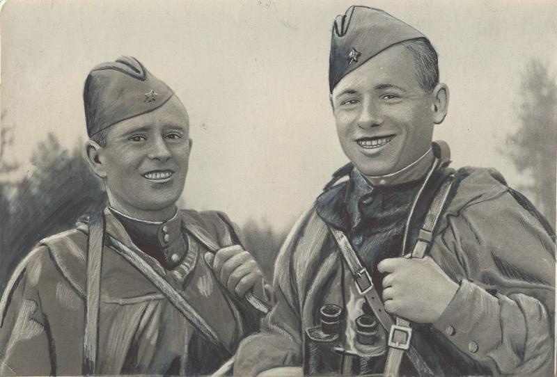 Саперы Н. Гладышев и И. Плис, 1940 год