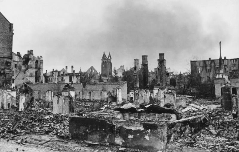 «Так разрушали фашисты при отступлении города Литвы», 13 - 31 июля 1944, Литовская ССР, г. Вильнюс