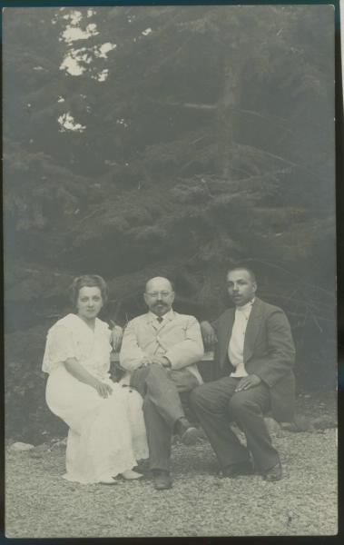 А. Ф. Щербаков и Голосовы, 1913 год, Крым, г. Ялта