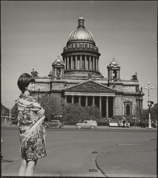 Клаудия Кардинале в Ленинграде, 1960-е, г. Ленинград