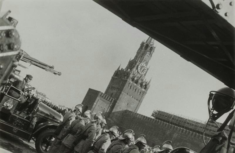 Смотр пожарных на Красной площади, 1932 год, г. Москва