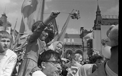 Фото первомайской демонстрации