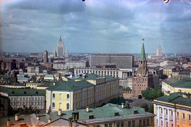 Панорама Москвы, 1955 - 1956, г. Москва. Выставка «Фотограф Иван Шагин» с этим снимком.