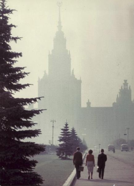 МГУ. Утро на Ленинских горах, 1960 - 1965, г. Москва