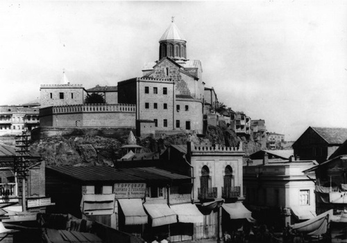 Метехский замок и старый Майдан в Тбилиси, 1900-е, Грузия, г. Тбилиси