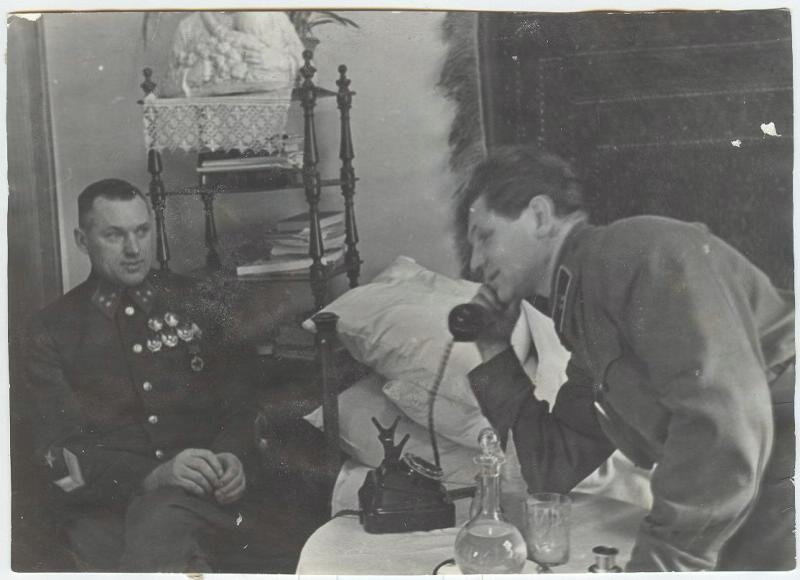 Константин Рокоссовский с адъютантом, 22 марта 1940 - 31 декабря 1940