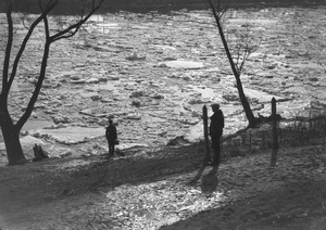 Ледоход на реке, 1920-е, г. Москва