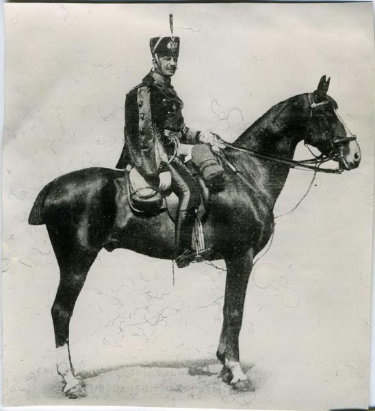 Начальник офицерской кавалерийской школы генерал-майор Василий Химец, 1910-е. Выставка «По коням!» с этой фотографией.&nbsp;