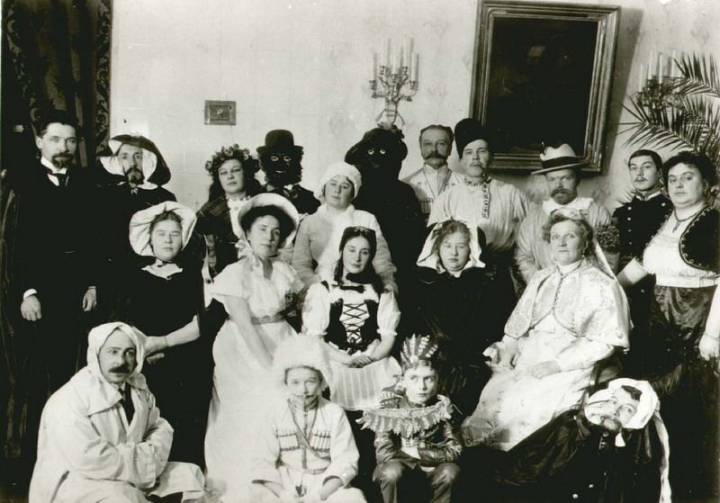 Карнавал в имении Гальских, 1915 год, г. Череповец и Череповецкий район