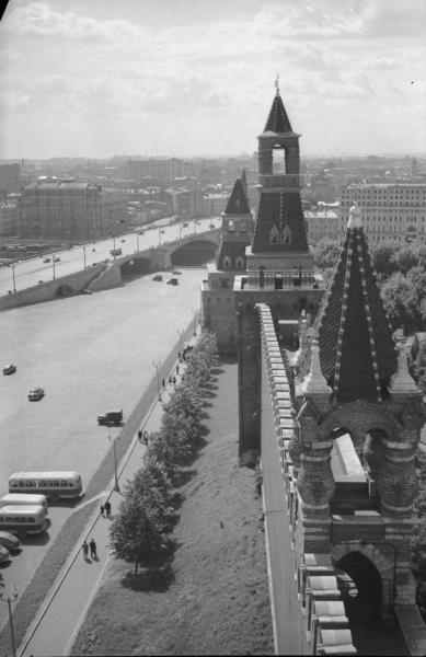 Царская и Набатная башни Московского Кремля, 1960-е, г. Москва