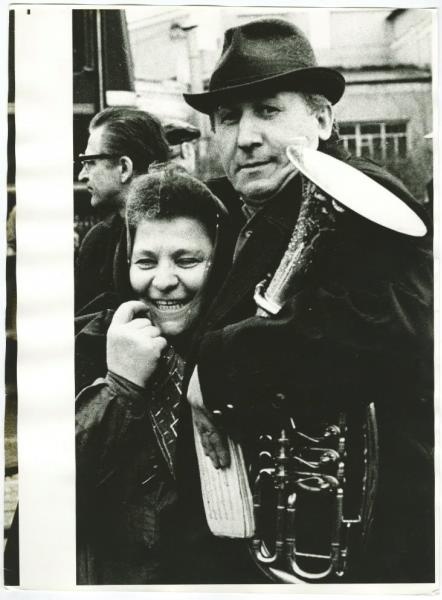 С женой и с трубой, 1973 год