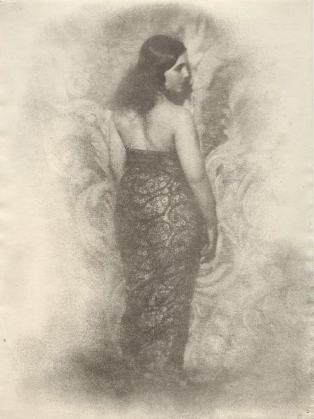 Портрет молодой женщины со спины, 1930-е