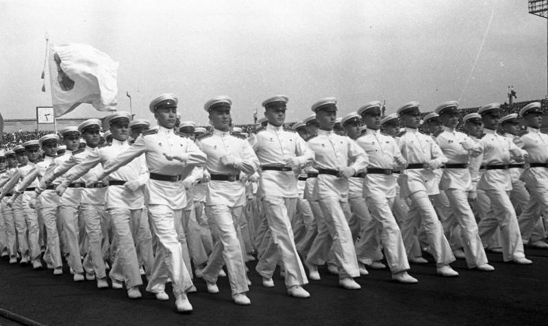 Военный парад, 1 мая 1949, г. Москва