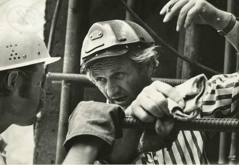 Ветеран стройки бригадир монтажников, 1972 год, Таджикская ССР