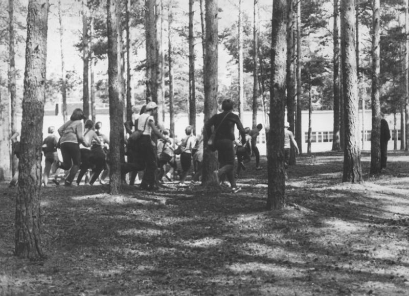 Детский лагерь «Искра»: военно-спортивная игра «Зарница», 1986 год, г. Череповец и Череповецкий район