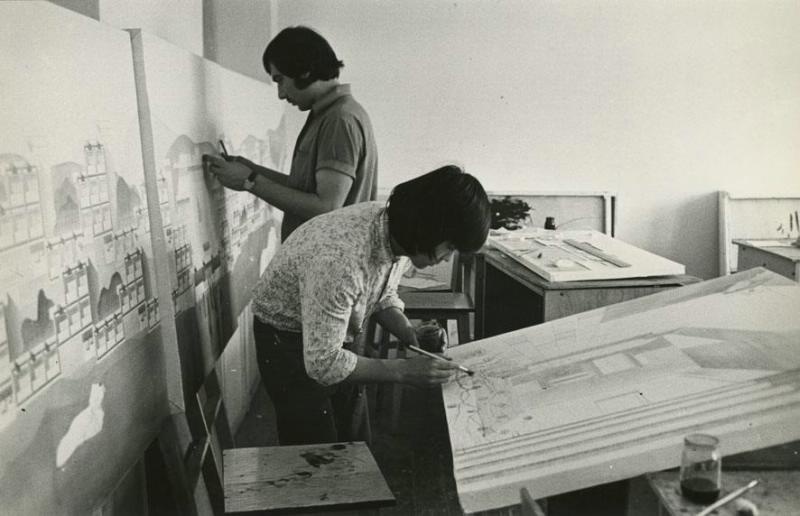 В архитектурном институте, 1972 год, Узбекская ССР