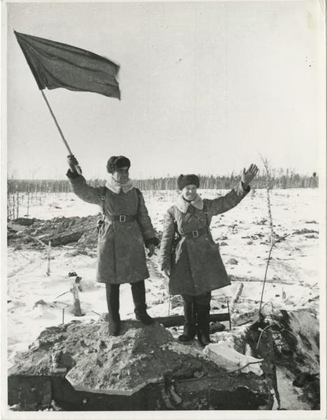 Финская война. На взорванных дотах линии Маннергейма, 11 - 16 февраля 1940, Финляндия