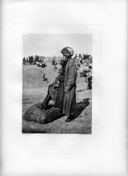 Всадник в сапогах с высокими острыми каблуками, 1901 год, Афрасиаб