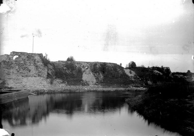 Общий вид Старо-Ладожской крепости с западной стороны, июль 1896, Старая Ладога