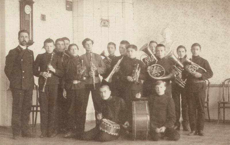 Оркестр череповецкого реального училища, 1900-е, г. Череповец и Череповецкий район