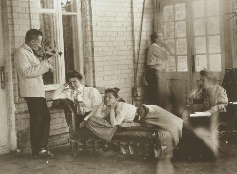 Соколовы-Бородины на даче, 1900-е